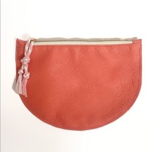 Coral Pineapple Makeup/Utility Bag